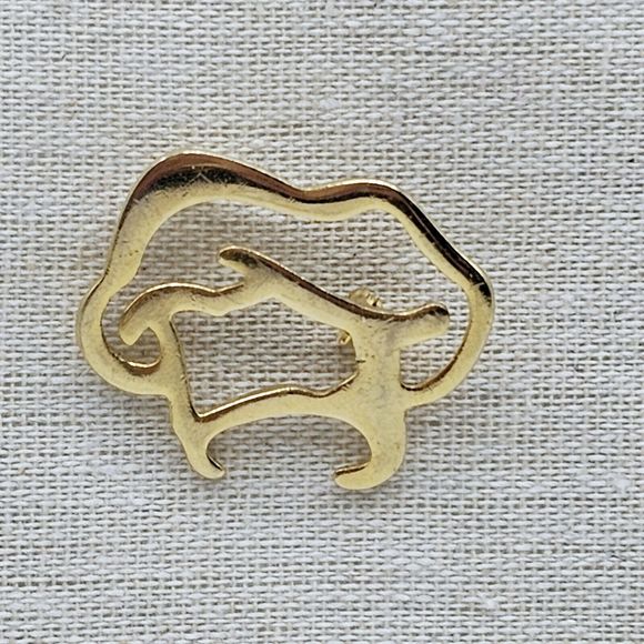 Chef Hat Brooch Silhouette Open Outline Pastry Cook Artistry Kitchen Jewelry Pin - Picture 5 of 8